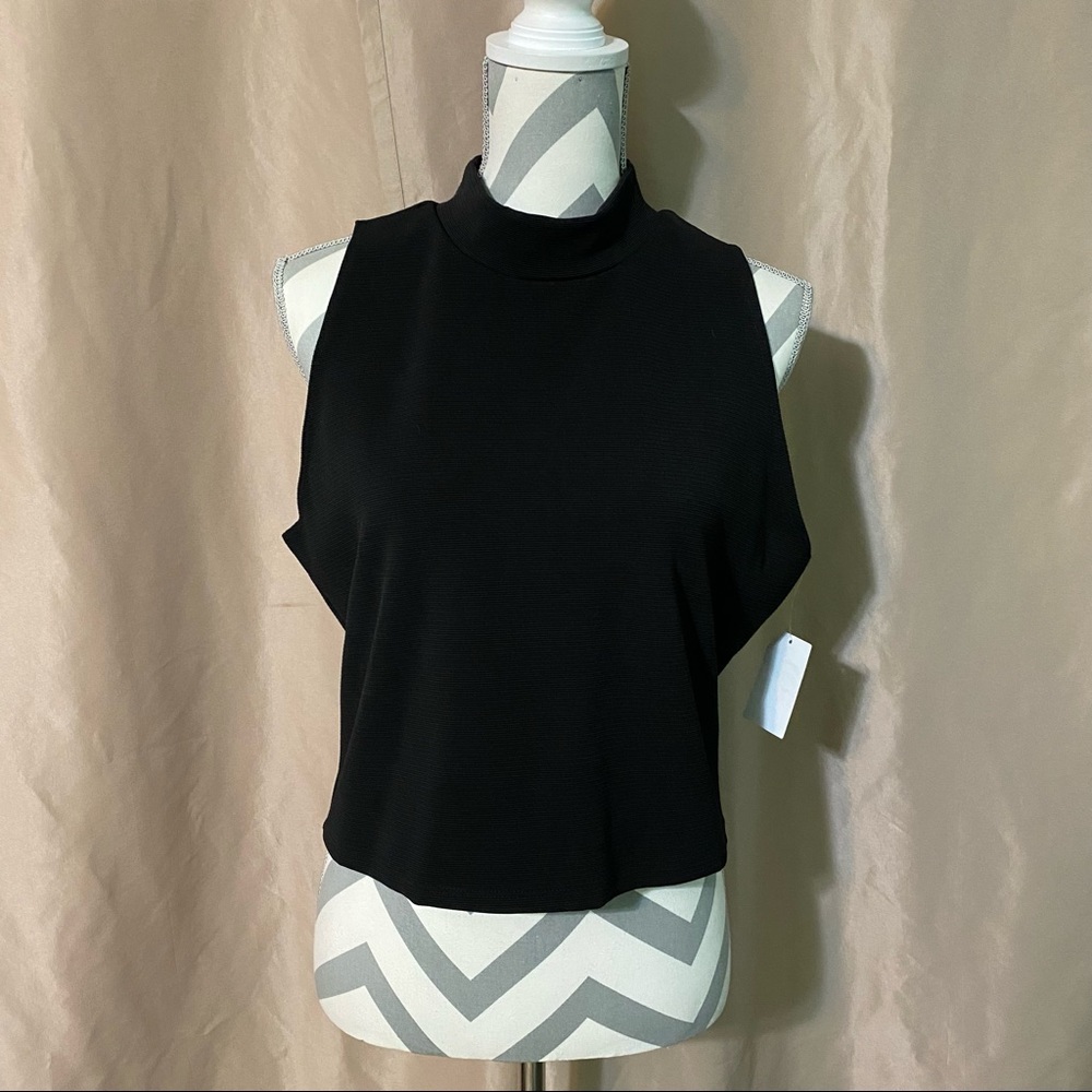 Elegant Black Sleeveless Top